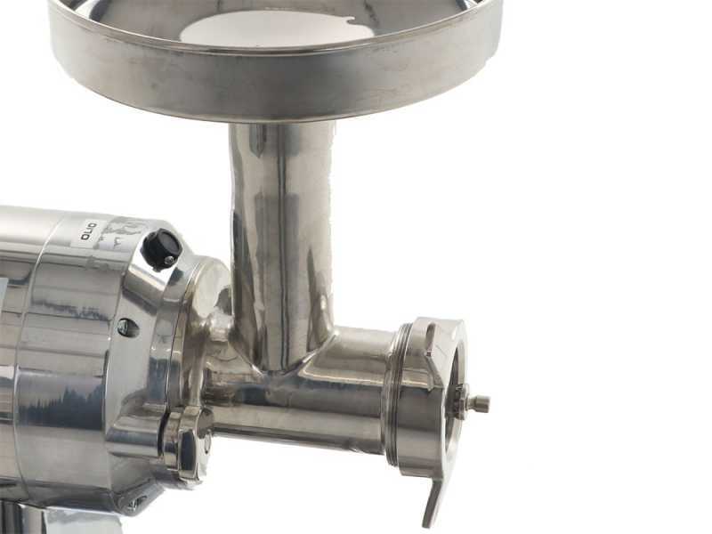 FIMAR TC12TS Electric Meat Mincer - Body in Polished Aluminium - Stainless Steel Removable Grinding Unit - Three-phase - 400V / 1.5 hp