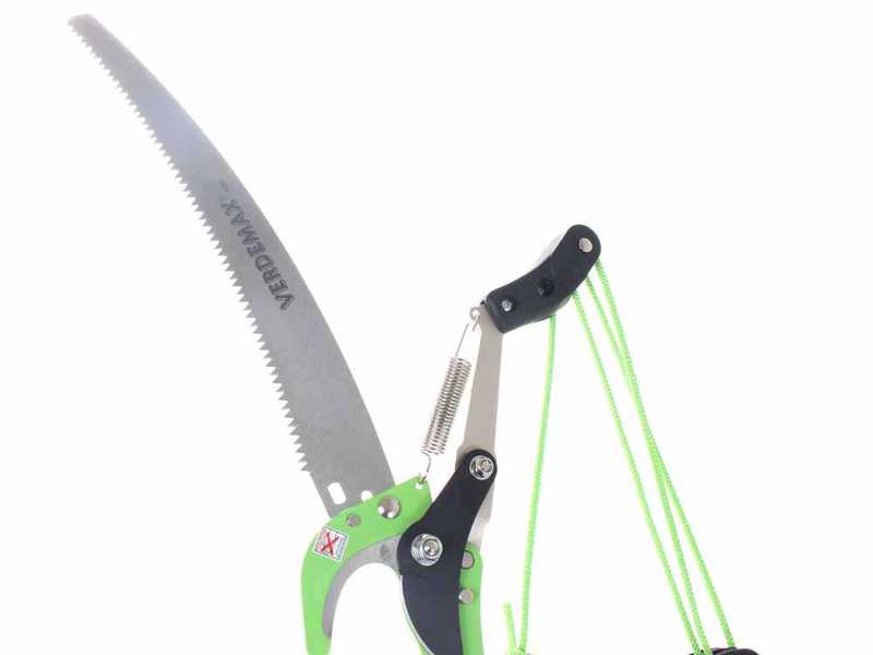 Verdemax Pruner complete with Pruning Saw + Three-section Telescopic Pole 130-310 cm