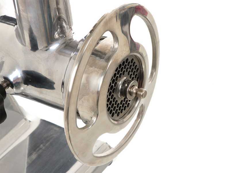 FIMAR TC22T Electric Meat Mincer - with Integrated Grater - Grinding Unit in Stainless Steel- Three-phase - 1.5HP/400V