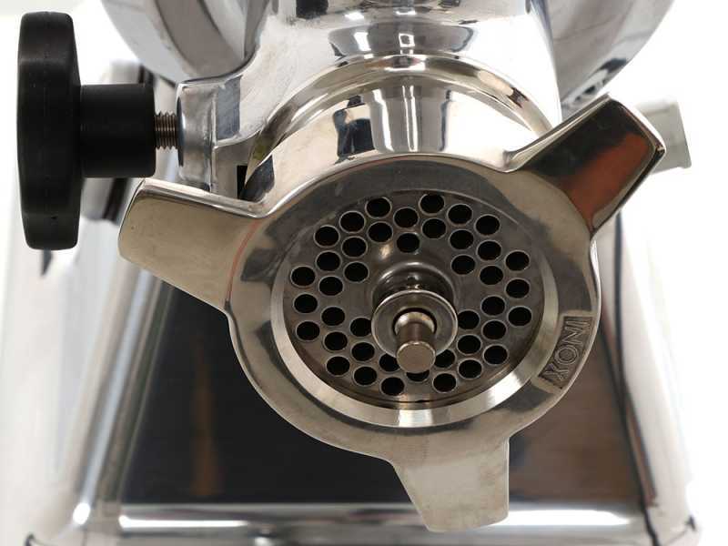 FIMAR TC12T Electric Meat Mincer - with Integrated Grater - Grinding Unit in Stainless Steel - Three-phase - 1.0HP/400V