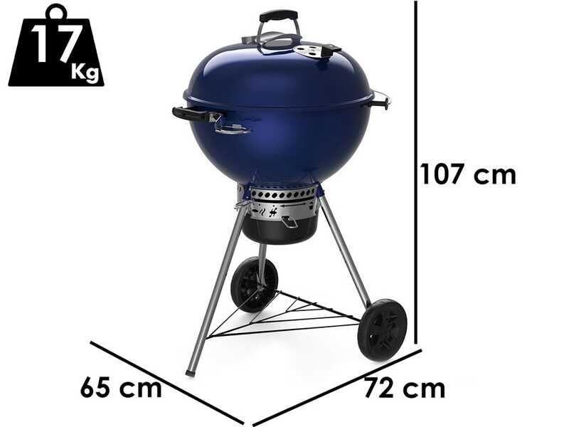 Weber Master Touch GBS C-5750 Deep Ocean Blue Charcoal Barbecue - 57 cm Grid Diameter