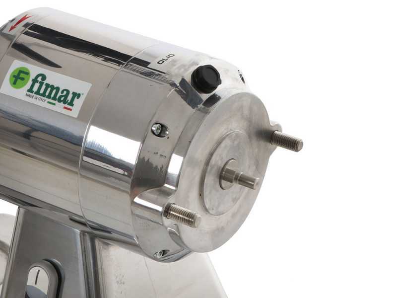 FIMAR TC12AT Electric Meat Mincer - with Integrated Grater - Removable Grinding Unit in Stainless Steel - Three-phase - 1.0HP/400V