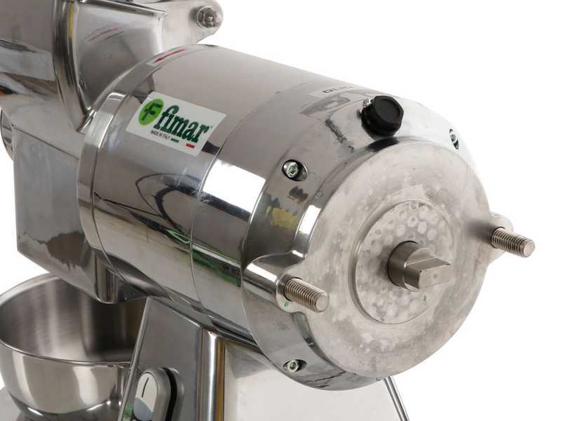 FIMAR TC22AE Electric Meat Mincer - with Integrated Grater - Removable Grinding Unit in Stainless Steel - Single-phase - 230 V / 1.5 hp