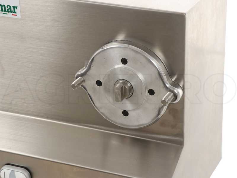 FIMAR TC22AT Electric Meat Mincer - with Integrated Grater - Removable Grinding Unit in Stainless Steel - Three-phase - 400 V / 1.5 hp
