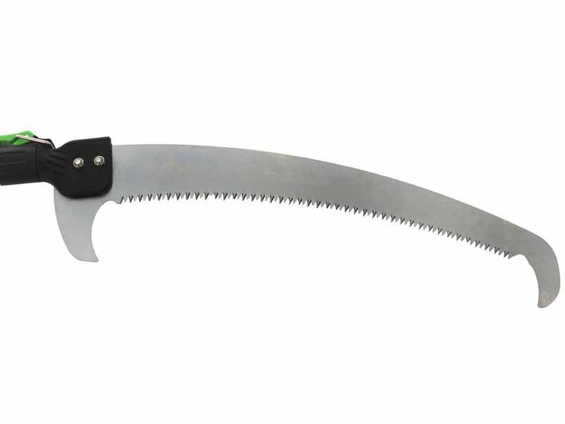 Long handled outlet pruning saw