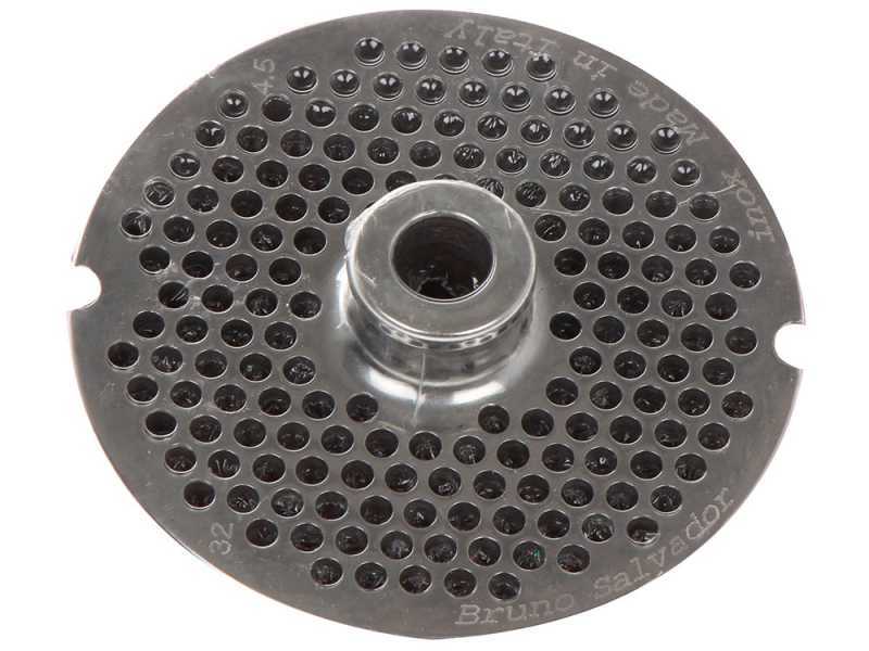 Die Plate for N.32 Meat Mincer - &Oslash; 4.5 mm holes - Die Plate Diameter 99 mm