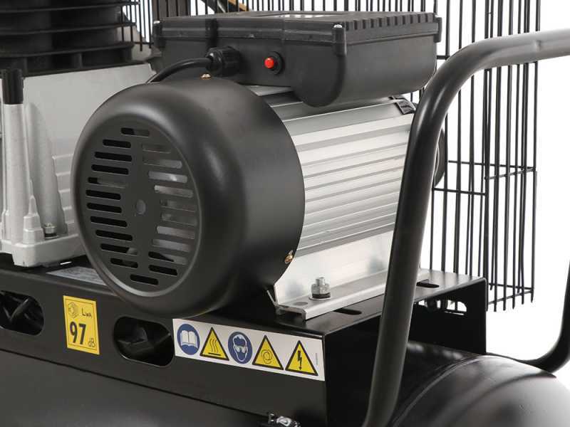 BlackStone B-LBC 100-30 - Electric Belt-driven Air Compressor - 3 Hp Motor - 100 L