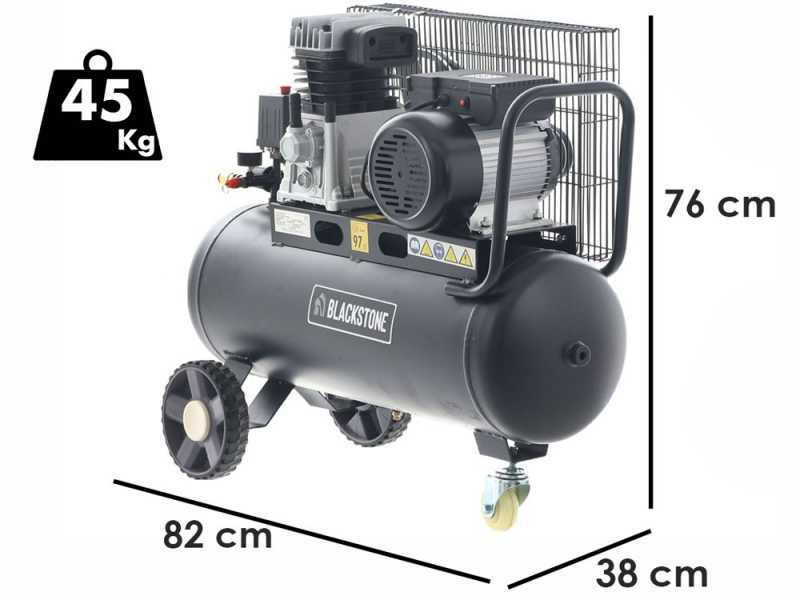 BlackStone B-LBC 50-20 - Electric Belt-driven Air Compressor - 2 Hp Motor - 50 L