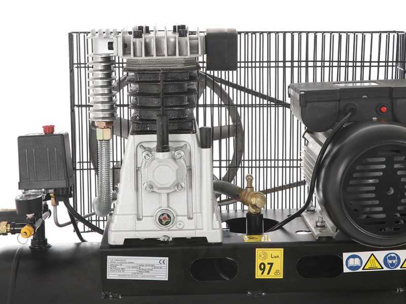 BlackStone B-LBC 50-20 - Electric Belt-driven Air Compressor - 2 Hp Motor - 50 L