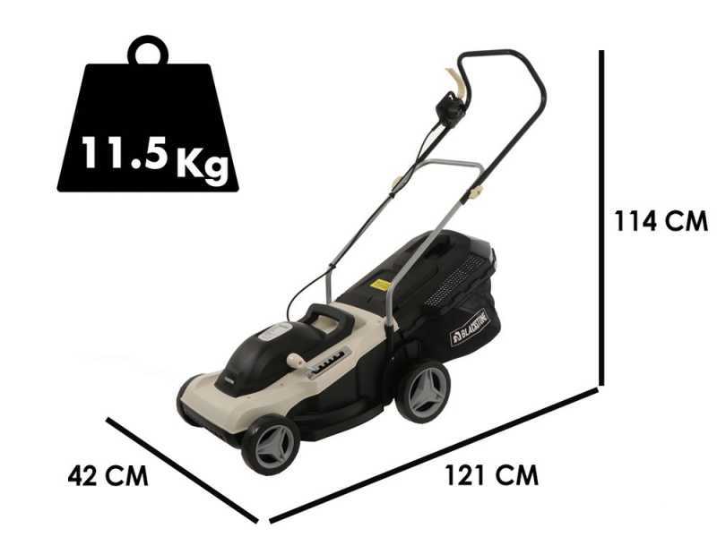 BlackStone B-ELM 38 Electric Lawn Mower - 1800W - 38 cm Blade