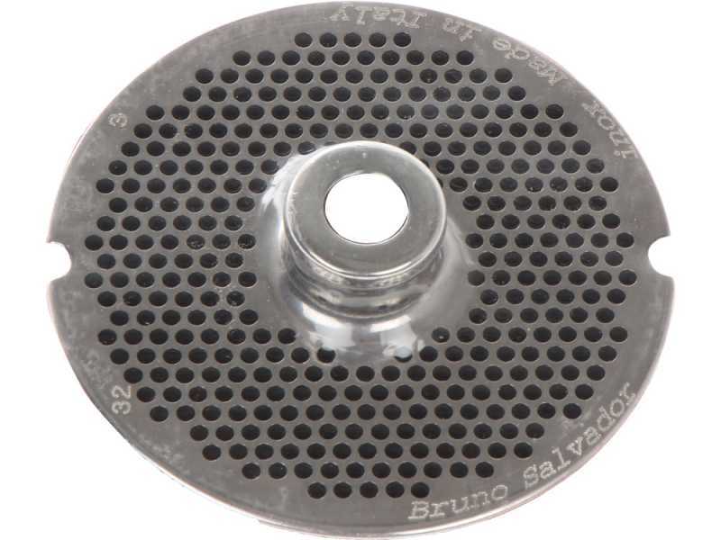 Die Plate for N.8 Meat Mincer - &Oslash; 2 mm holes - Die Plate Diameter 61 mm