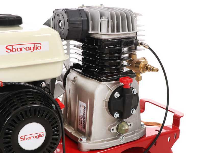 Krisone 580 Petrol Engine-driven Air Compressor - 6,5 HP Sbaraglia Engine