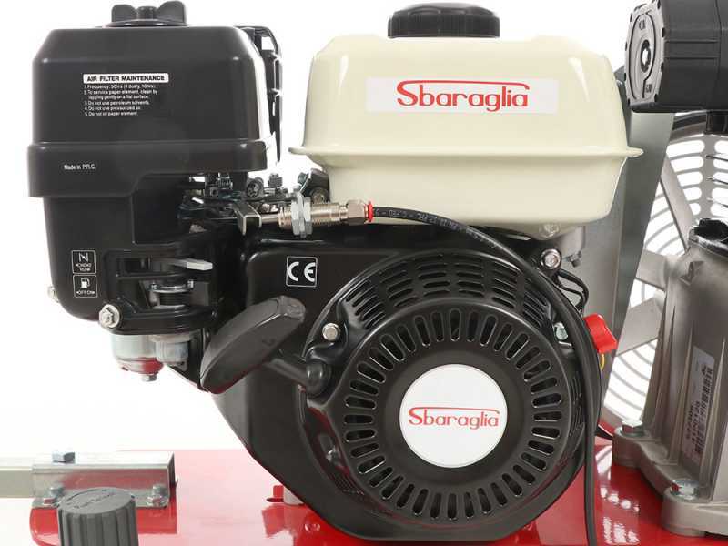 Krisone 580 Petrol Engine-driven Air Compressor - 6,5 HP Sbaraglia Engine