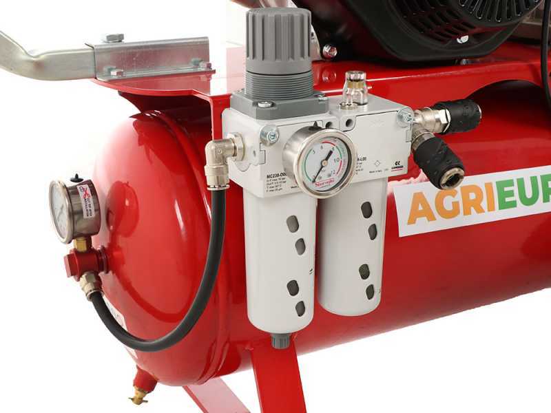 Krisone 580 Petrol Engine-driven Air Compressor - 6,5 HP Sbaraglia Engine