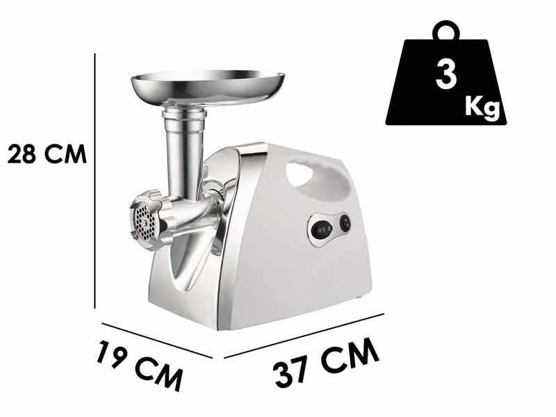 RGV Duetto Plus - Multipurpose Meat Mincer - Tomato Press - Grater 