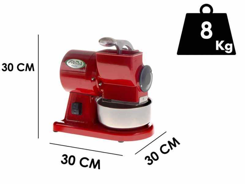 Fama Mignon GM Rosso - Professional Electric Polished Aluminium Grater - 380W