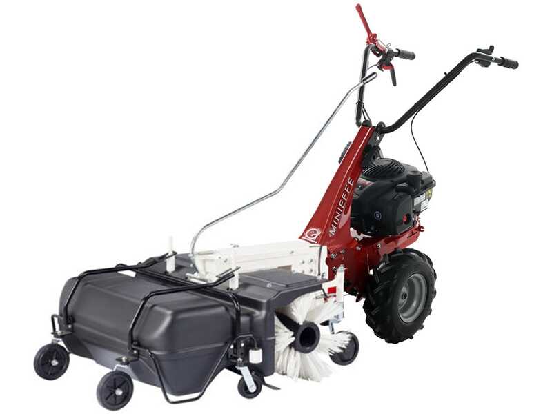 88 cm Petrol Powered Sweeper with Collector Eurosystems Minieffe - B&amp;S 450E