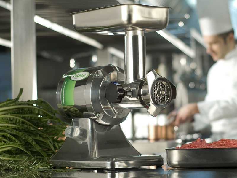 FAMA TS12 Electric Meat Mincer Stainless Steel Removable Grinding Unit Single phase 230V 1.0 hp
