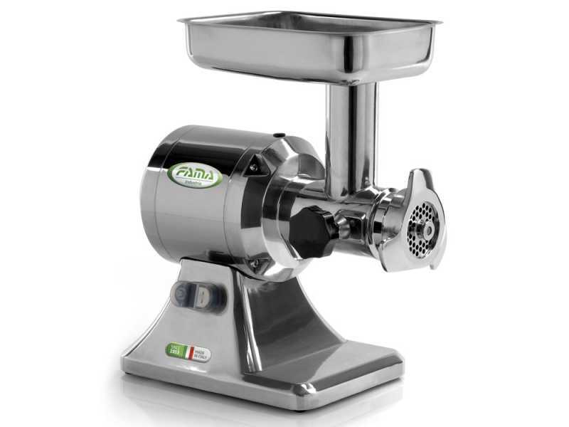 FAMA TS12 Electric Meat Mincer - Stainless Steel Removable Grinding Unit- Single-phase - 230V/ 1.0 hp