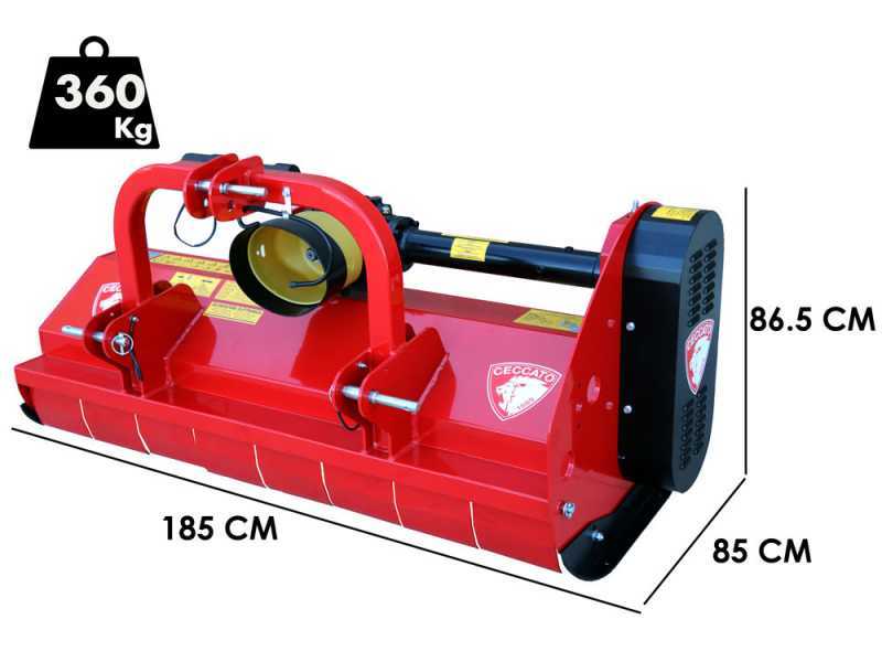 Ceccato Trincione 380 - T1600F - Tractor-mounted Flail Mower - Fixed Hitch - Medium-light Series
