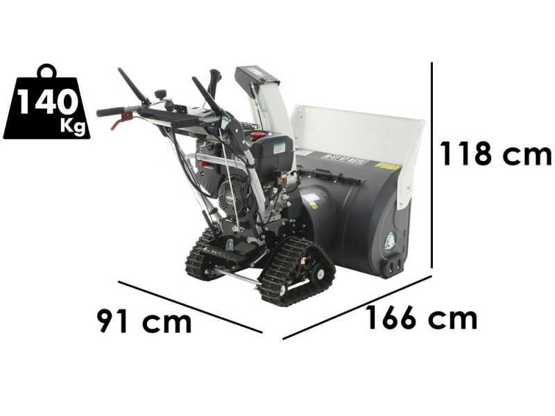 BlackStone B-ST 87 BSTE - Petrol Snowplough - Tracked - B&amp;S 2100