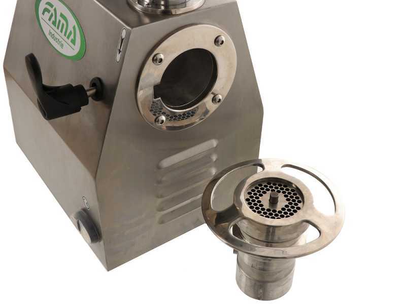 FAMA TI22R Electric Meat Mincer - Body and Grinding Unit in Stainless Steel - Three-phase - 400 V/2.0 hp