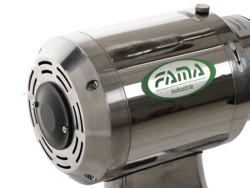 FAMA TSK12 UNIKO Electric Meat Mincer - Polished Aluminium Body - Stainless Steel Removable Grinding Unit- Three-phase - 400V/1.0hp