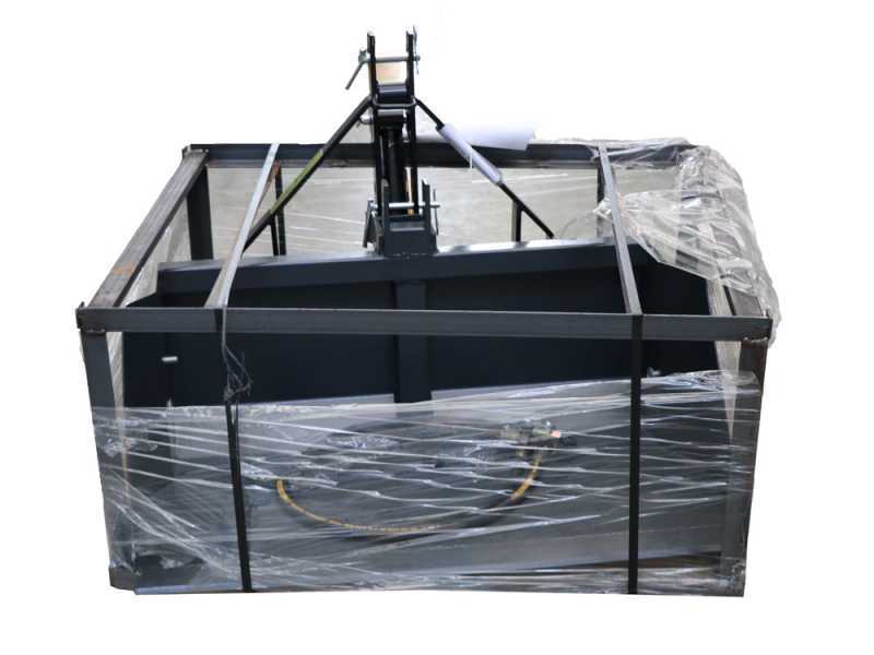 BlackStone B-PAL H 180 - Tractor-mounted Hydraulic Rear Loader Bucket - 180 cm - 700 Kg Load Capacity