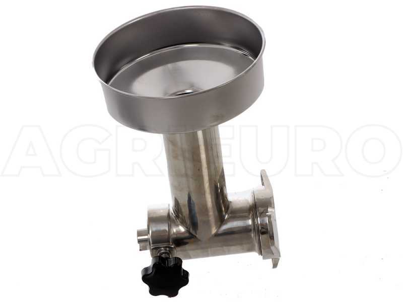 FAMA TS8 Electric Meat Mincer - Body in Polished Aluminium - Stainless Steel Grinding Unit - 0.5HP/230V