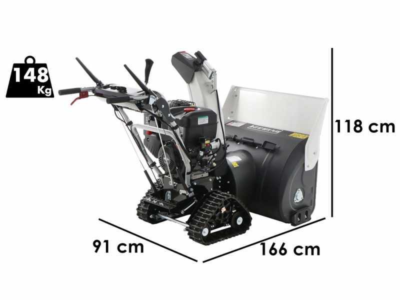 BlackStone B-ST 87 BSTE PLUS - Petrol Snowplough - Tracked - B&amp;S 2100