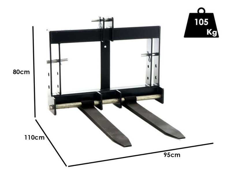 Blackstone B-PF 900 - Tractor loading fork - 900 kg Load capacity