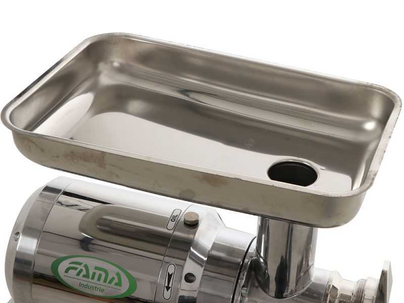 FAMA TS22 Electric Meat Mincer - Removable Grinding Unit in Food-grade Cast Iron - Single-phase - 230V / 1.5 hp