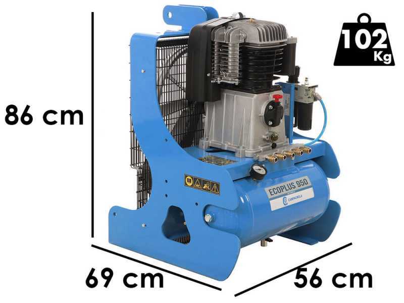 Pto driven air shop compressor