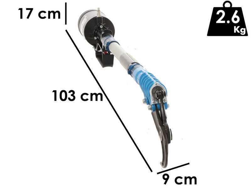 Paterlini Ara 8/U Pneumatic Pruning Shears - 0.5 m Fixed Pole - Compressed Air