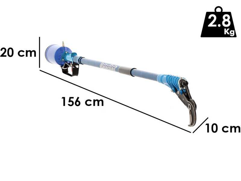 Paterlini Ara 8/U Pneumatic Pruning Shears - 1.0 m Fixed Pole - Compressed Air
