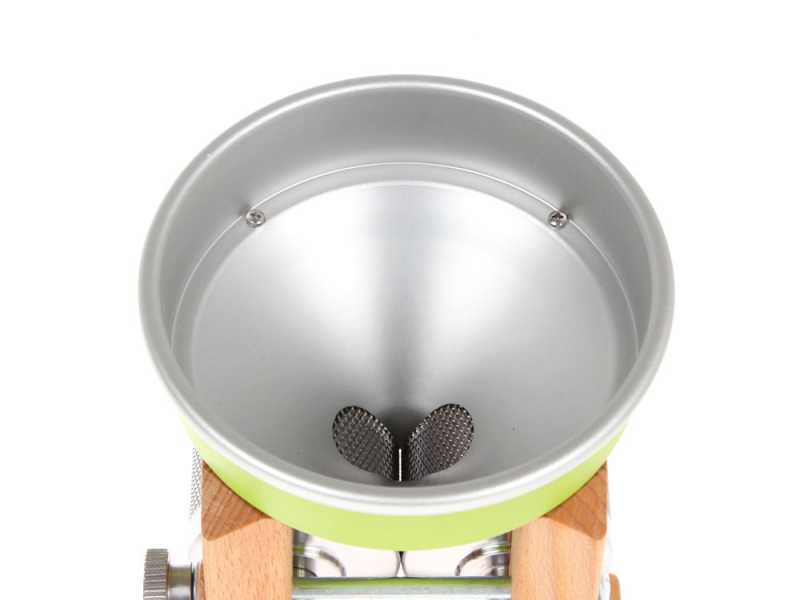 Eschenfelder Novia ng1200 Green Aluminium 150g - Manual Flaker Mill with Stainless Steel Rollers
