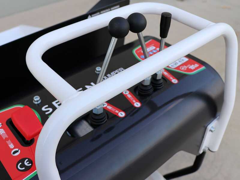 Seven Italy TH500 KM178-E Tracked Diesel Power Barrow - Hydraulic dumper truck with bucket 500 Kg