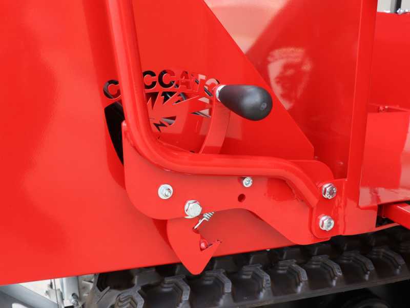 Ceccato Olindo Tritone BIG CINGO - Self-propelled track-mounted garden shredder on wheelbarrow - Honda GX390 engine