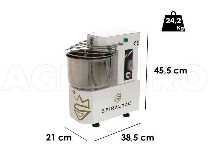 SPIRALMAC SV5VV - 10-Speed Spiral Kneader - Single Phase - 5 Kg