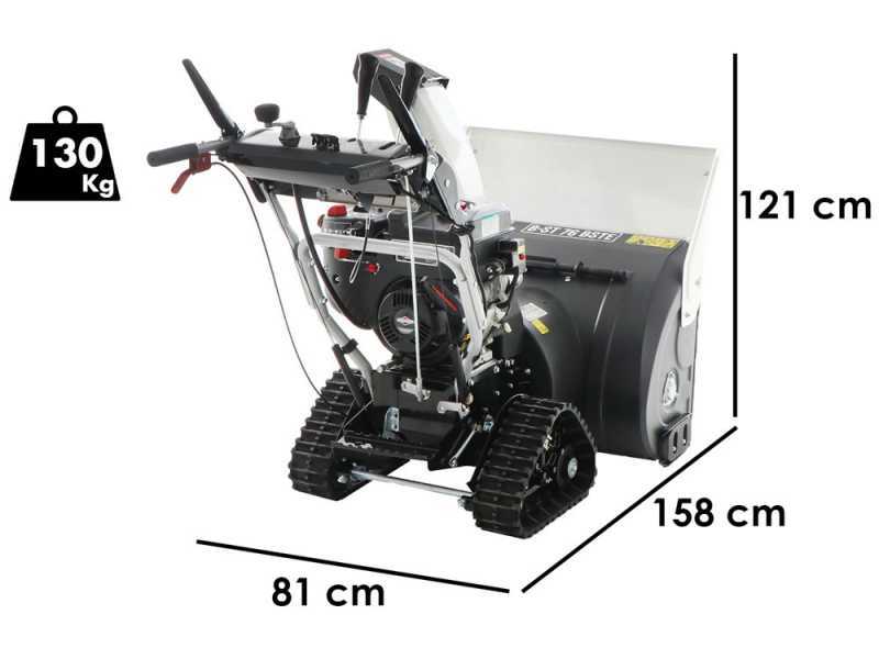BlackStone B-ST 76 BSTE - Petrol Snowplough - Tracked - B&amp;S 1450 Snow