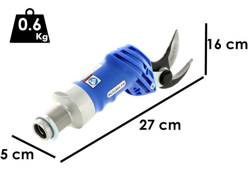 Paterlini Futura Frutteto Heavy-duty Compressed Air Pneumatic Pruning Shears - for extension pole
