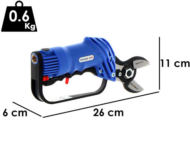 Paterlini Futura Heavy-duty Double Cut Pneumatic Pruning Shears - Compressed Air