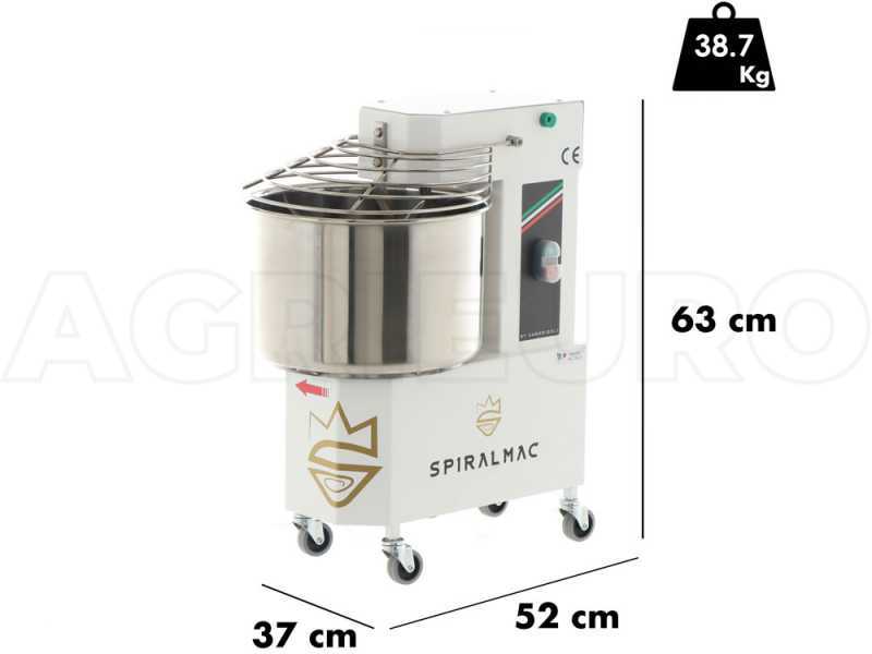 SPIRALMAC SV12 - Spiral mixer - Dough capacity 12 kg