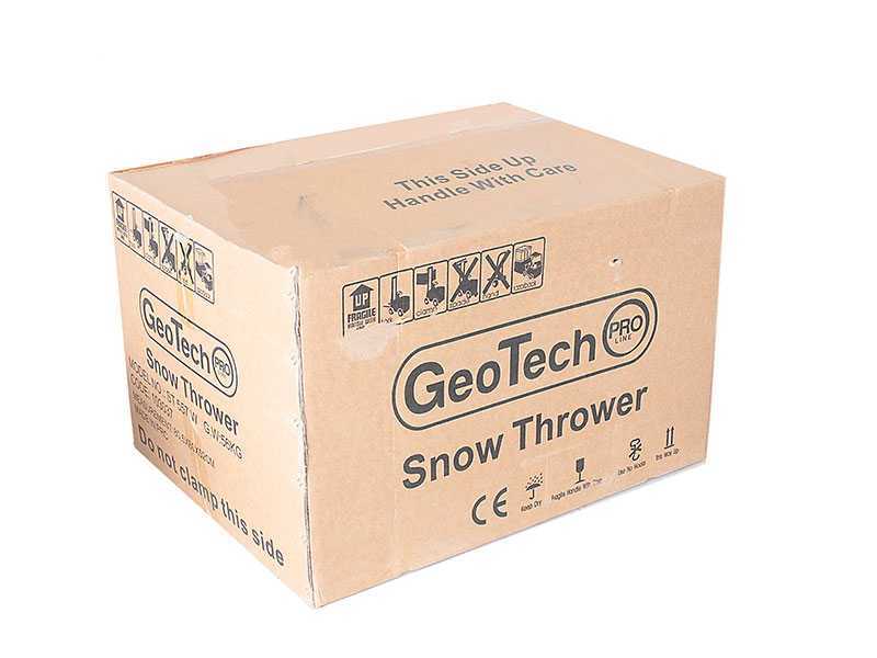 GeoTech ST 557 W EVO - Petrol Snowplough - Loncin H200