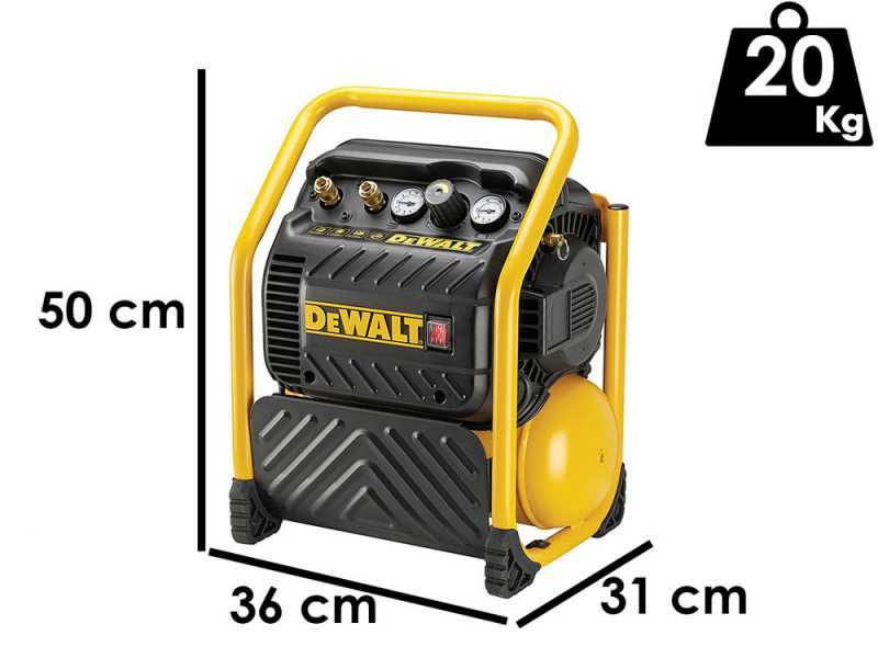 DEWALT DPC10QTC-QS - Compact Portable Electric Air Compressor - 1.5 HP Motor