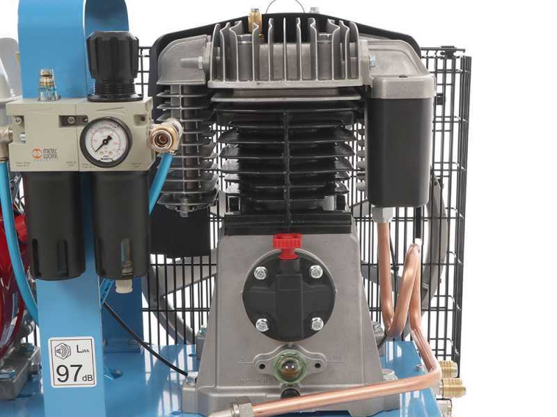 Campagnola MC 660 Petrol Engine-driven Air Compressor with Honda GX270 Petrol Engine +  2 Olive Harvesters
