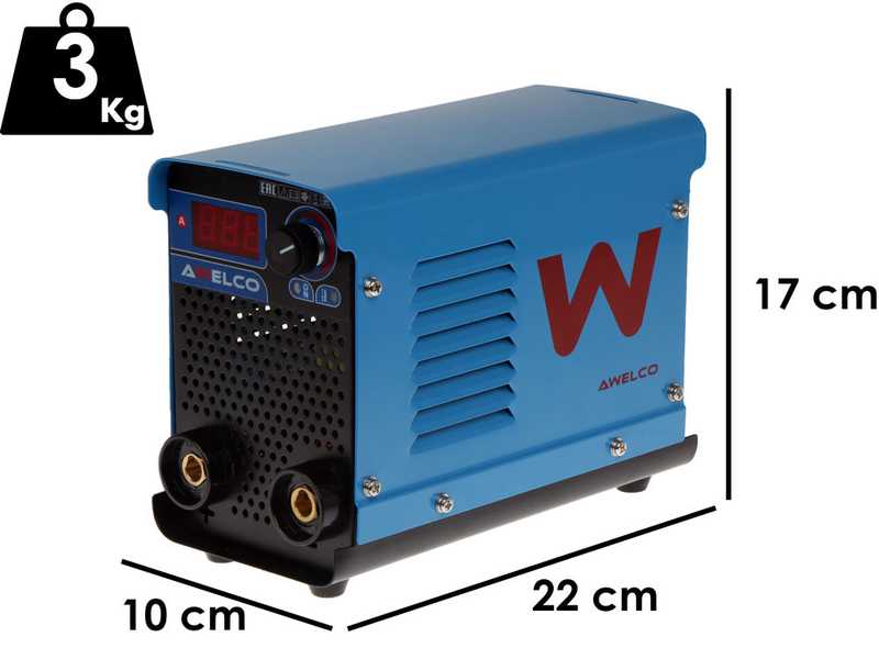 MMA Awelco AX200 Electrode Inverter Welding Machine - with MMA Kit -  30%200Ah Duty Cycle