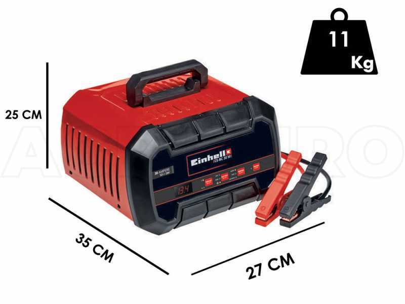 Einhell CE-BC 30 M - Battery Charger, Starter and Maintainer - with microprocessor