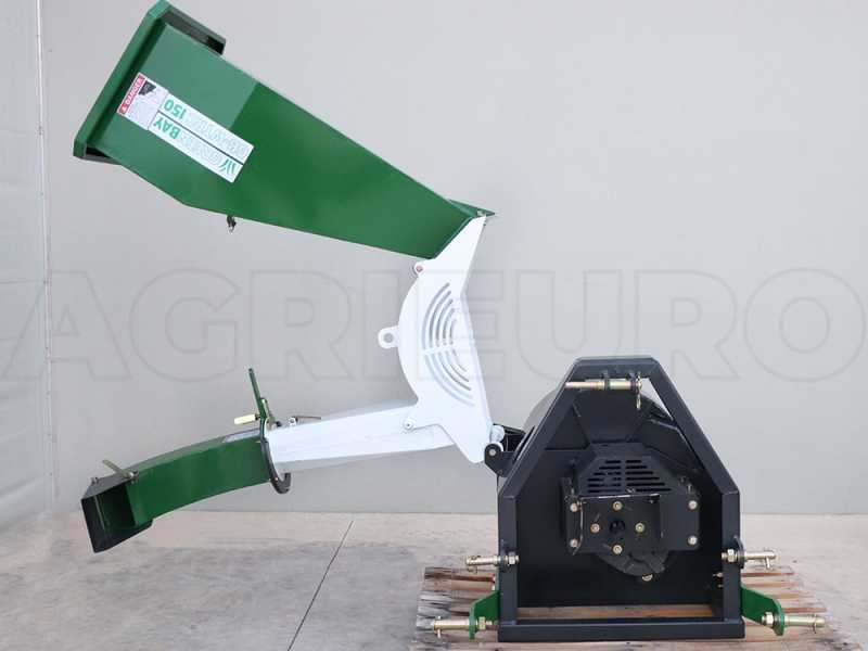 GreenBay GB-WTRC 150 - Tractor-mounted garden shredder - Drum rotor