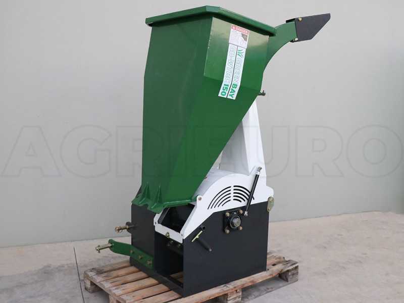GreenBay GB-WTRC 150 - Tractor-mounted garden shredder - Drum rotor